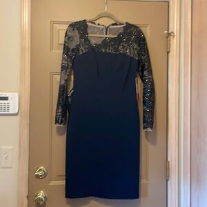 Stunning Carmen Marc Valvo cocktail dress brand new never worn with tags
